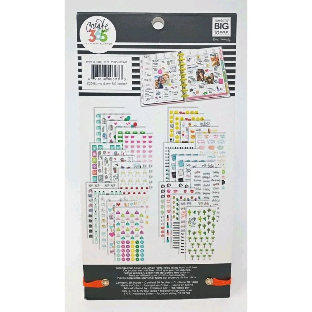 The Happy planner Sticker Book 1508 Pieces